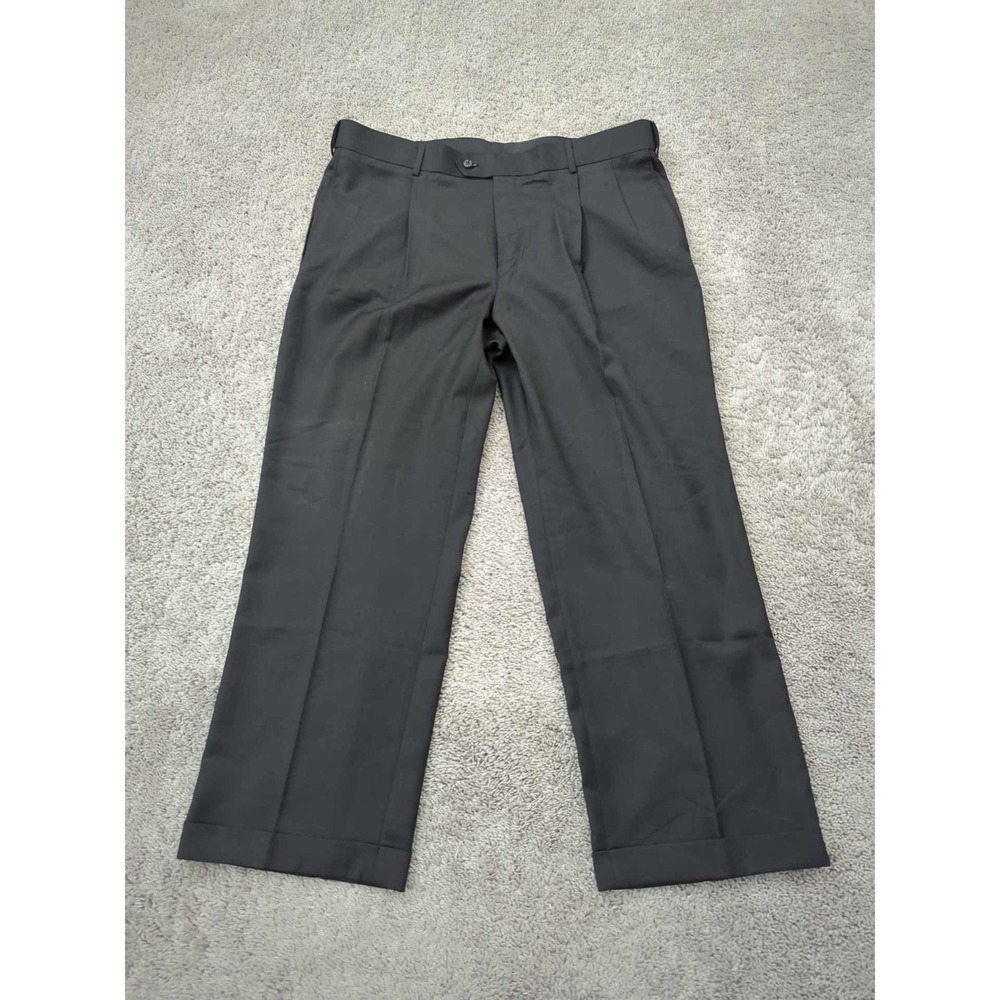 Stafford‎ Pants Mens 42x30 Straight Dress Slacks Pleated Business Formal